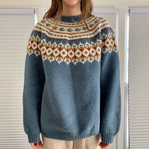 Scandinavian Traditional Pattern Sweater